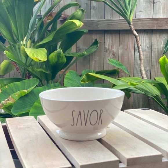 Rae Dunn “Savor” Bowl - Picture 2 of 2